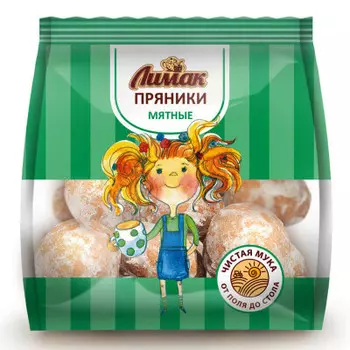 Пряники мятные 300г Лимак