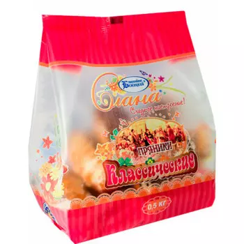 Пряники слана 480г классические Бежицкий ПК