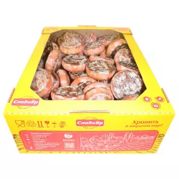 Пряники сырцовые шейк клубника со сливками сладояр