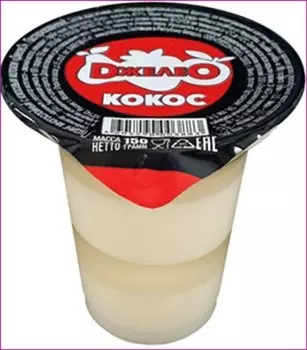 Пудинг джелео 150 г многослойный с кокосом