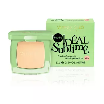 Пудра вивьен сабо компактная против изъянов кожи тон a3