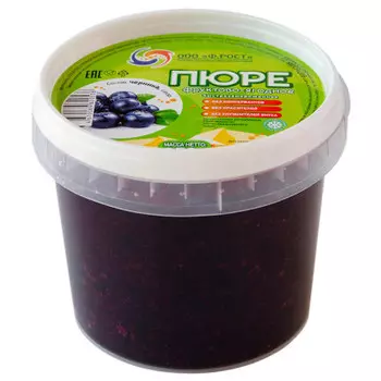 Пюре фруктово-ягодное черника 350 г