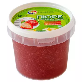 Пюре фруктово-ягодное клубника 350 г