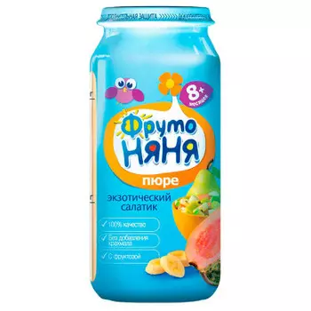 Пюре фрутоняня 250г экзотический салатик с 8 месяцев