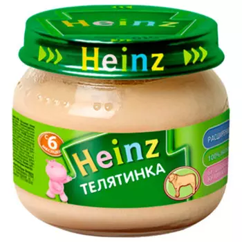 Пюре Heinz 80г телятинка с 6 месяцев