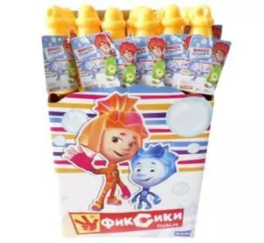 Пузыри мыльные играем вместе фиксики 130мл в дисплее 24шт