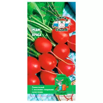 Редис краса 0.3 г даёшь урожай