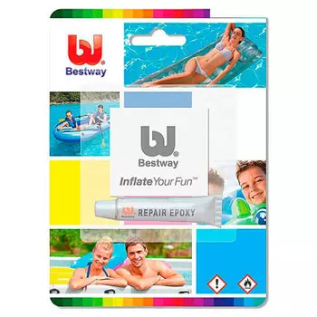 Ремкомплект бествей материал 6, 5*20 см тюбик клея 62022