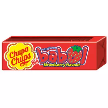 Резинка жевательная Chupa Chups Big Babol 21г клубника