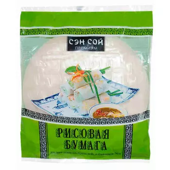 Рисовая бумага Sen Soy премиум 100г для спринг ролл и блинчиков