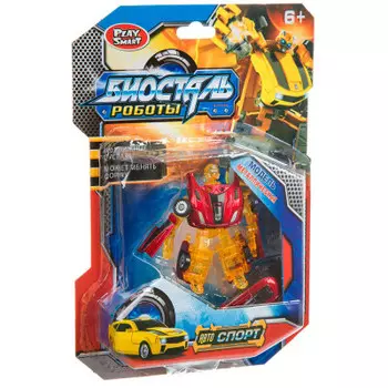 Робот-трансформер плэй смарт биосталь машина 8155 а74106