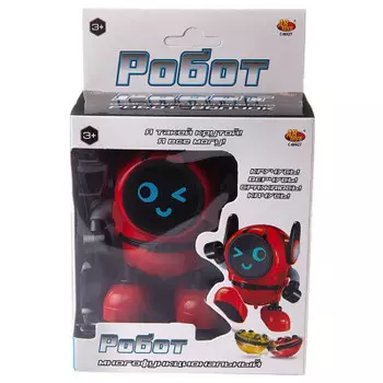 Робот-волчок ABtoys многофункциональный красный