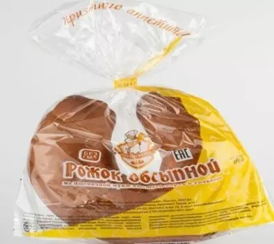 Рожок обсыпной 150 г Котовскхлеб