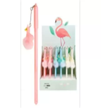 Ручка гелевая профит лама с брелком 0,5 синяя рг-4382