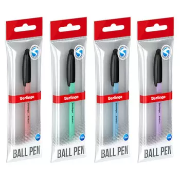 Ручка шариковая берлинго инстинкт 0.7 мм синяя ассорти 305546