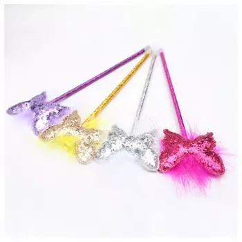 Ручка шариковая профит бабочка с пушком 0,7 синяя рш-3140