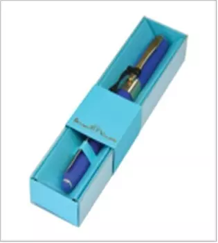 Ручка в футляре Monaco шариковая 0.5 мм синий синий корпус/голубая коробка 20-0125/087