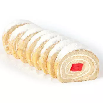Рулет бисквитный с кремом и желе 600 г лимак