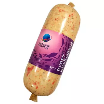 Рулет из крабового мяса г/к в/у 400г