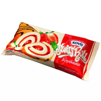 Рулет ковис 175 г клубника раменск