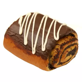 Рулетик маковый с темной глазурью 100г лимак