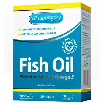 Рыбий жир фиш ойл 86,4г 60 капсул