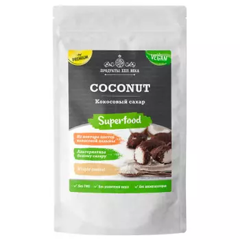 Сахар продукты xxii века 100 г кокосовый премиум