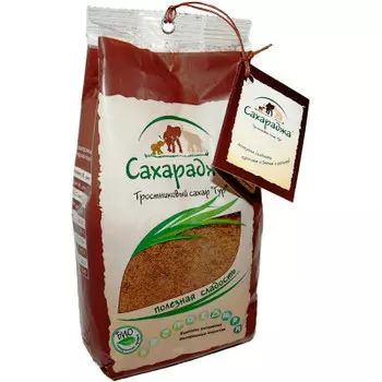 Сахар тростниковый Сахараджа 450г
