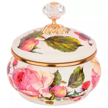 Сахарница 0.85 л 14 см агнесс пионы с крышкой 950-028