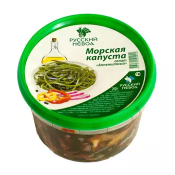 Салат из морской капусты липецкрыба 250г аппетитный