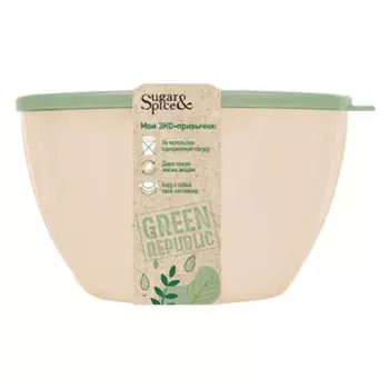 Салатник 2.8 л green republic лен
