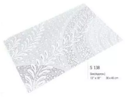 Салфетка лейс размер 30 х45 см белая