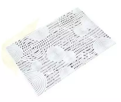 Салфетка лейс размер 30 х45 см серебро