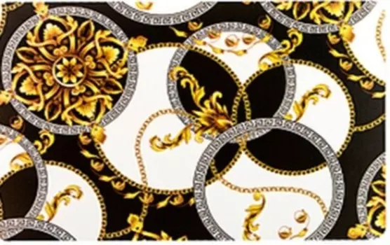 Салфетка сервировочная золотой узор 43*28 см