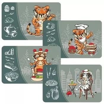 Салфетка тигр кайфолов 41*26 см mt88-404