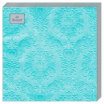 Салфетки Art Bouquet 16шт 33*33см 3 слоя барокко тиффани