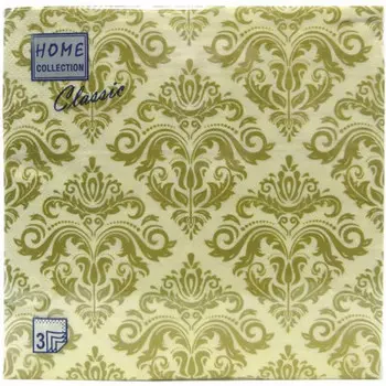 Салфетки Home collection 20шт 33*33см 3 слоя орнамент