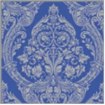 Салфетки хоум коллекшен премиум 20 шт 40*40 см 3 слоя серебро на синем