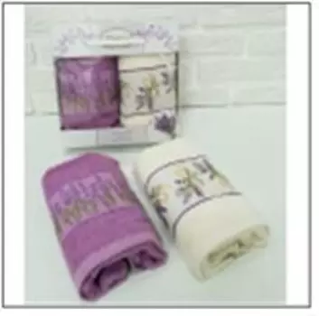 Салфетки вианна махровые 2 х предм. 30 х50 лаванда