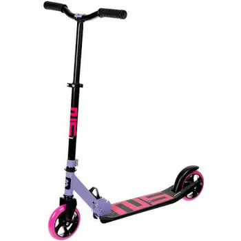 Самокат детский бондибон намбус сталь+пластик складной, колеса pu 145*145мм фиолетовый bs0007-145p.n