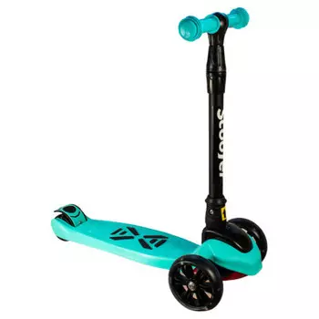Самокат солнечное настроение бирюзовый 1818