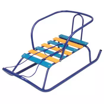 Санки детские ника ветерок 5+ синий в5+/с