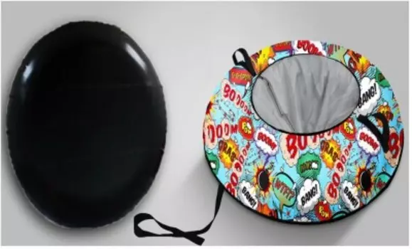 Санки-ватрушка фани сани креч-бум 80 см 80919