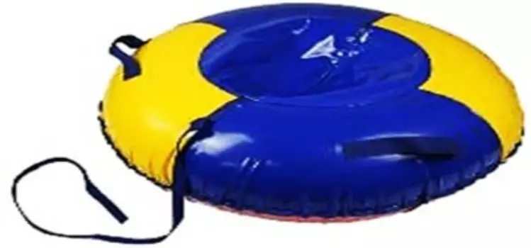 Санки-ватрушка фани сани стронг макси 100 см желто-синий 80010