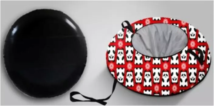 Санки-ватрушка с фотопечатью 80 см фани сани