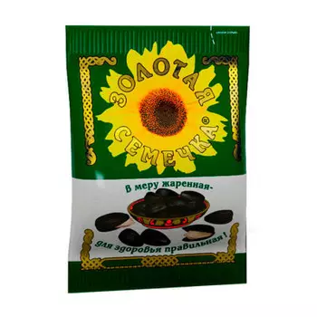 Семечки подсолнечника Золотая семечка жареные 200г