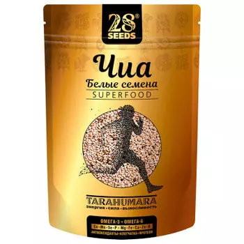 Семена чиа 200 г белые дой-пак