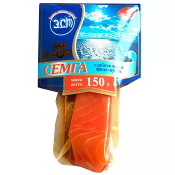 Семга эст 150г филе кусок с/с в/уп