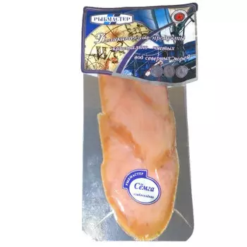 Семга рыбмастер 120 г филе ломтики с/с в/уп