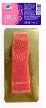 Семга с/с филе кусок в/у 150 г морская планета